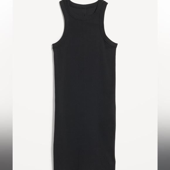 Fitted Sleeveless Rib-Knit Mini Dress for Women - Picture 3 of 5